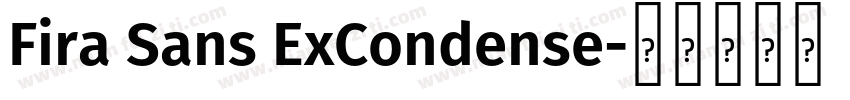 Fira Sans ExCondense字体转换